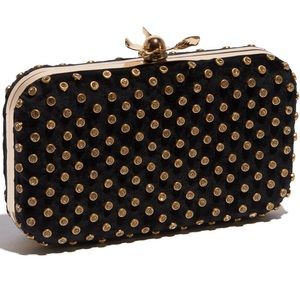 NWOT Lele Sadoughi Lily Crystal Minaudier